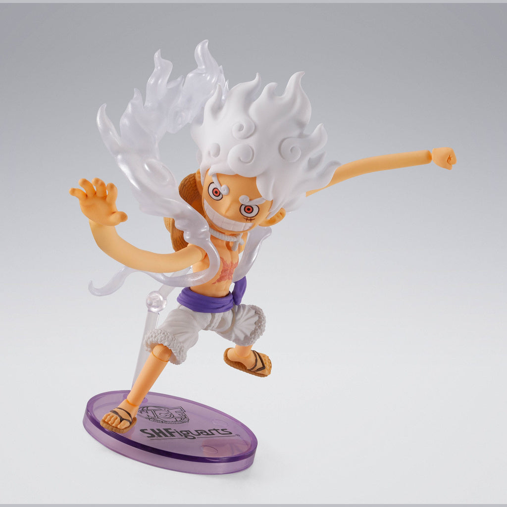 One Piece Monkey D. Ruffy Gear 5 – WCF x S.H.Figuarts Actionfigur 8 cm