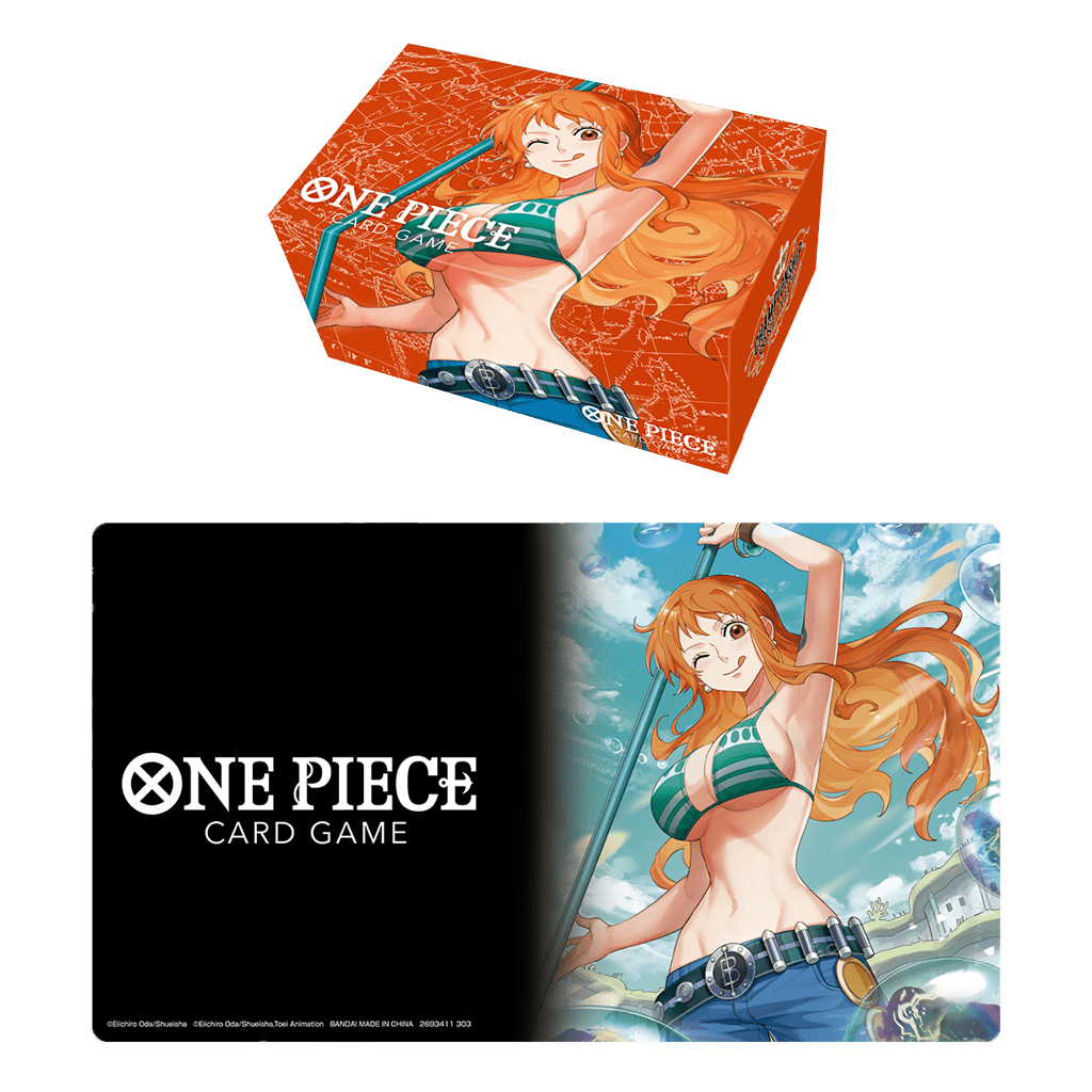 One Piece Card Game - Playmat and Storage Box Set -Nami-