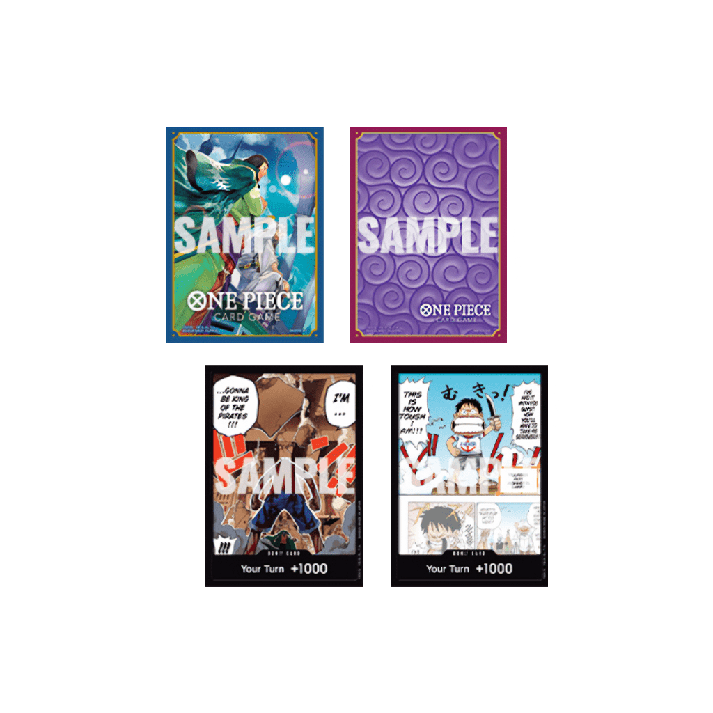 One Piece Card Game - Devil Fruit Collection DF-01 sleeves und don karten