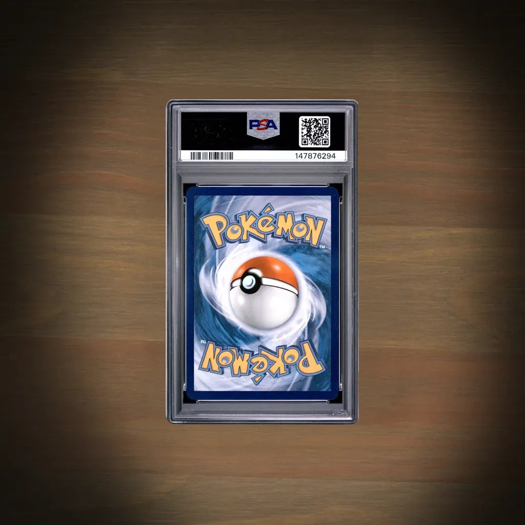Pokemon Mega-Glurak X ex MEP 023 Ultra-Premium Collection PSA 9 Deutsch Rückseite