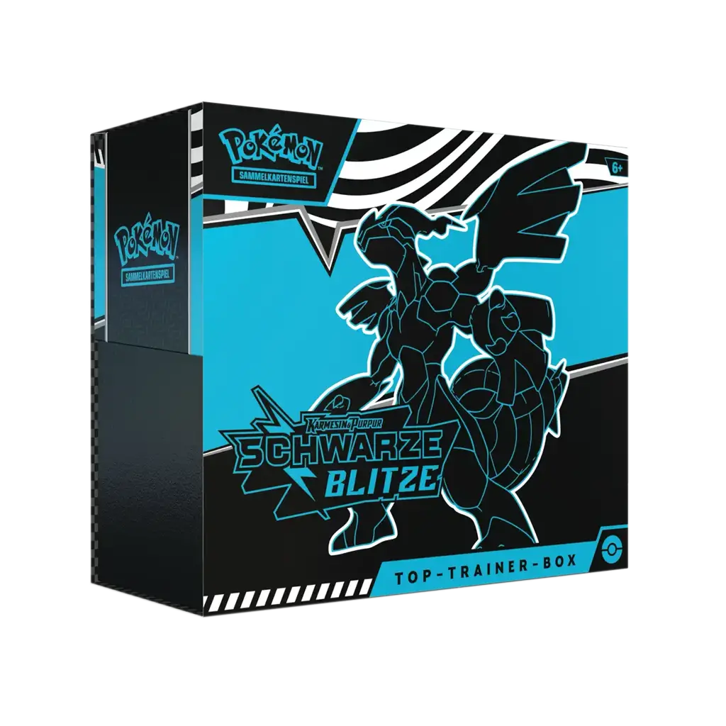 Pokémon Top Trainer Box SV10.5 –Weiße Flammen – Premium Zubehör‑Box mit 9 Boostern und Promo‑Karte