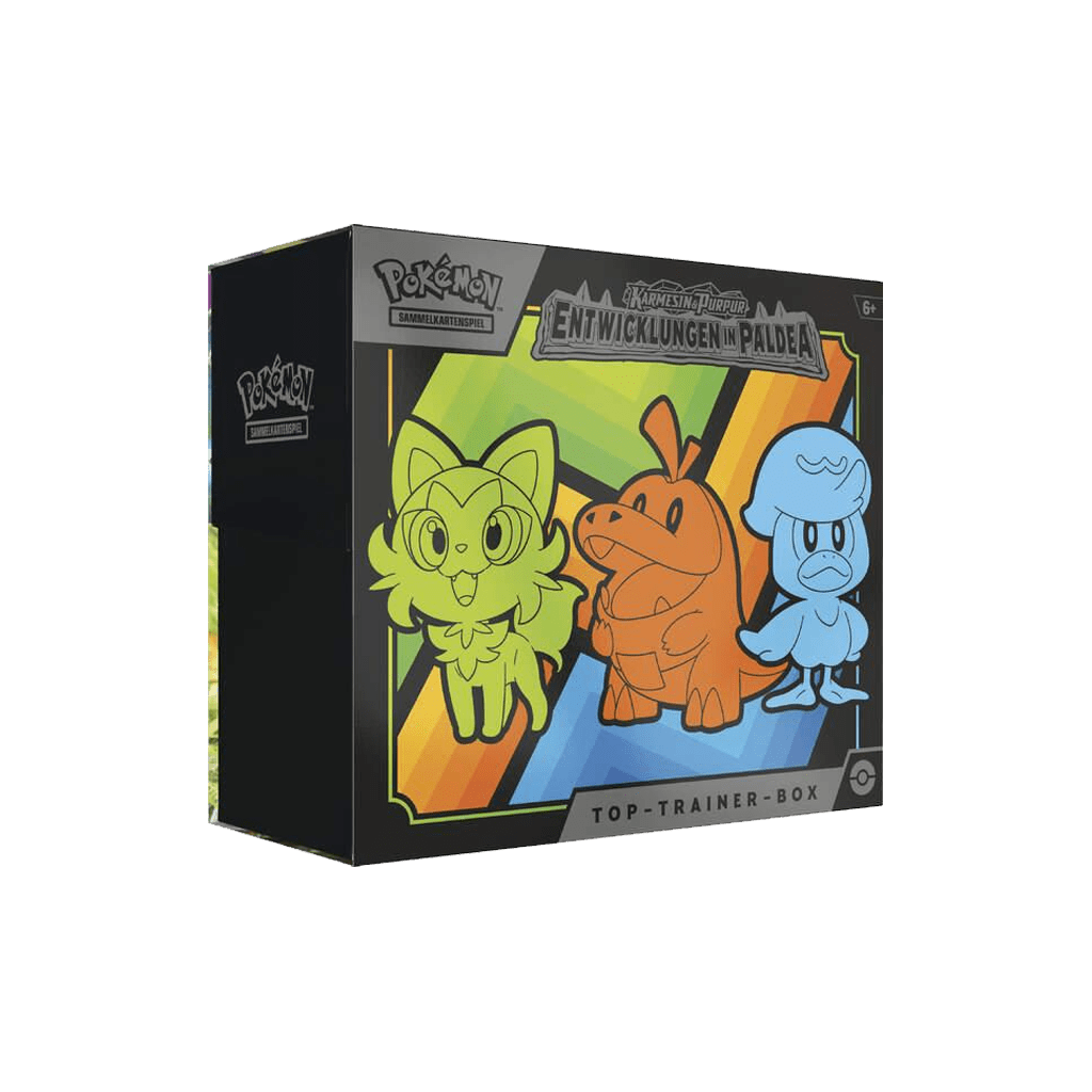 Pokemon Entwicklungen in Paldea Top Trainer Box TTP