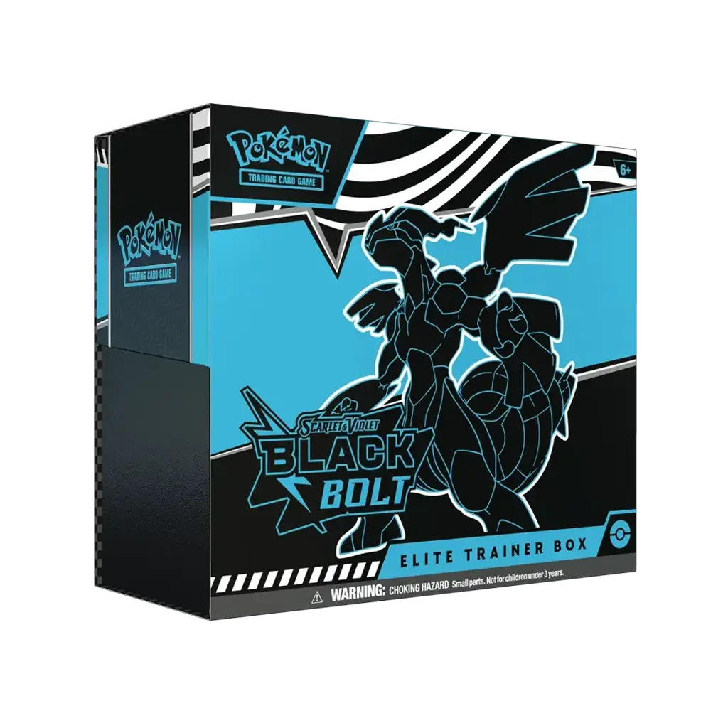 Pokémon Black Bolt Elite Trainer Box – SV10.5 englische Edition mit Thundurus-Promo