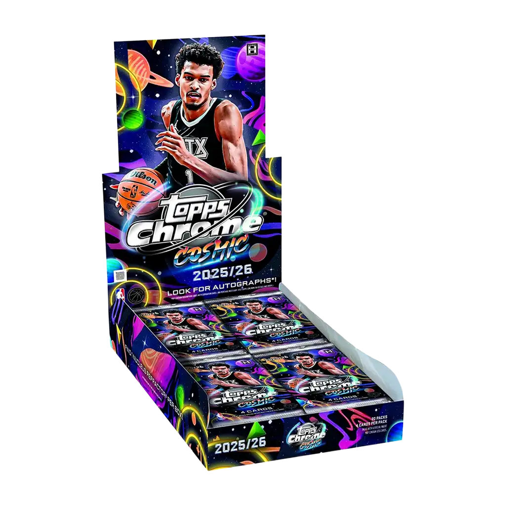 Topps Cosmic Chrome Basketball Hobby Box 2025/26 Englisch mit 20 Packs