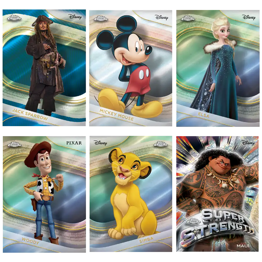 2025 Topps Chrome® Disney Value Box