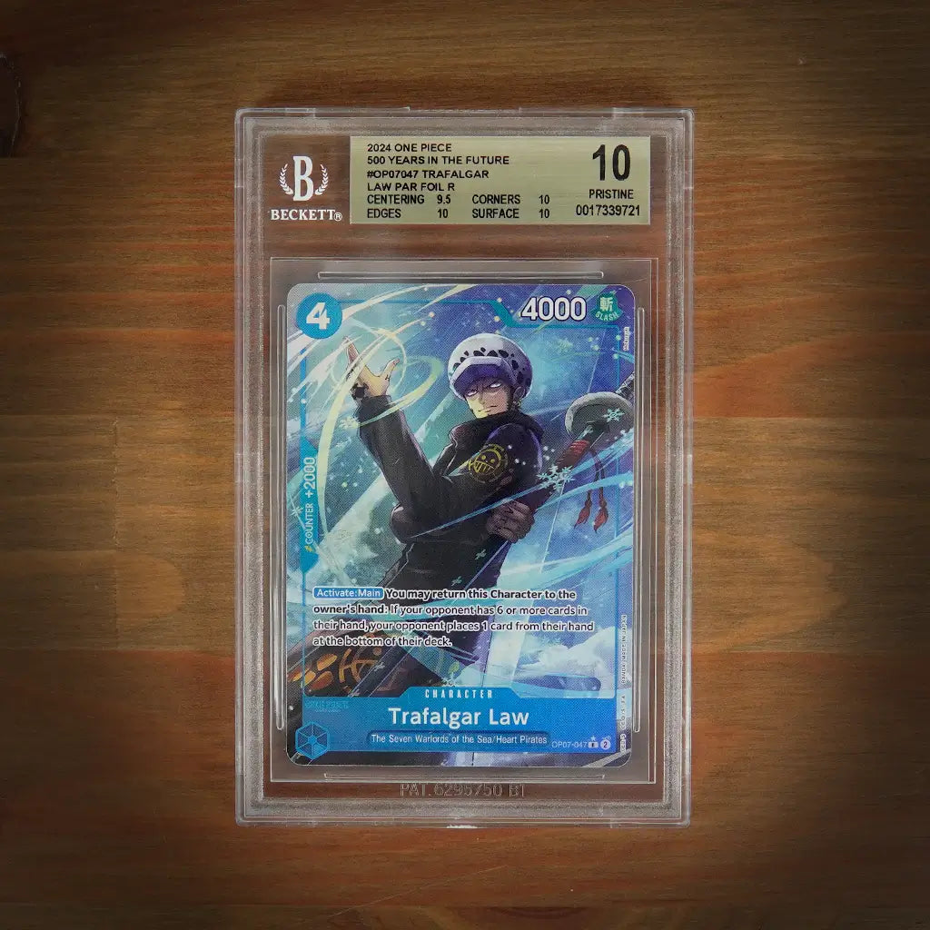 Trafalgar Law OP07-047 Rare AA - Beckett BGS 10