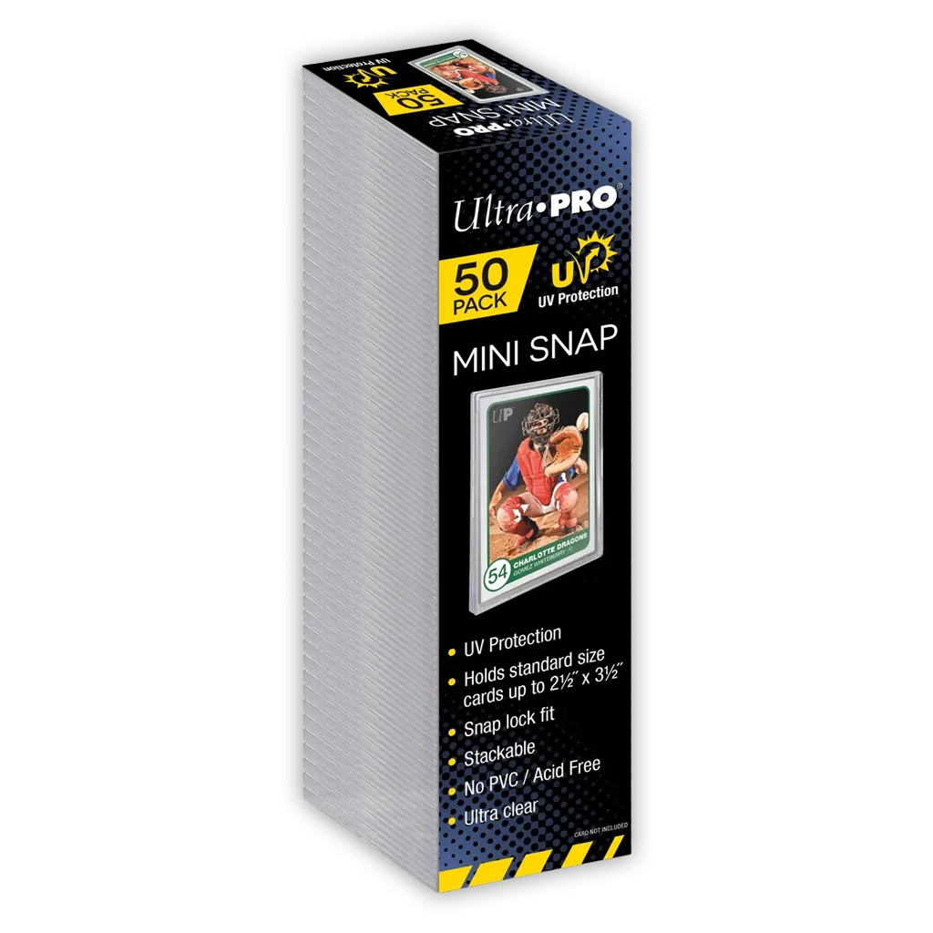 Ultra PRO UV Mini Snap Card Holder für Standardkarten im 50er-Pack