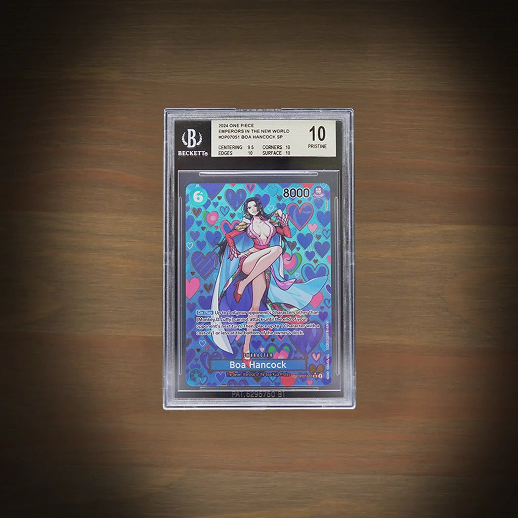 Boa Hancock SP OP07-051 aus One Piece OP09 in BGS 10 Pristine englische Ausgabe