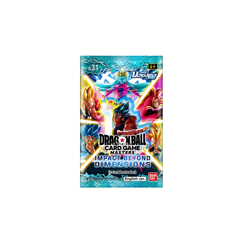 Dragon Ball Super Card Game Masters B31 Impact Beyond Dimensions Booster Englisch