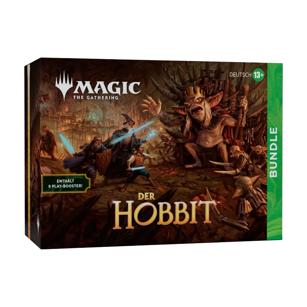 MTG Der Hobbit Bundle mit neun Play-Boostern und Zubehör deutsche Ausgabe
