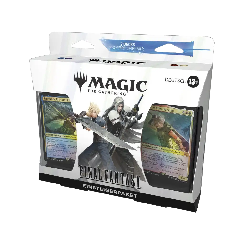MTG Final Fantasy Starter Kit Deutsch mit 2 spielfertigen Decks Cloud und Sephiroth