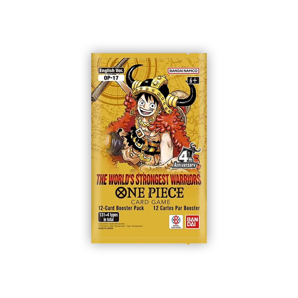 One Piece The World's Strongest Warriors OP17 englisches Booster