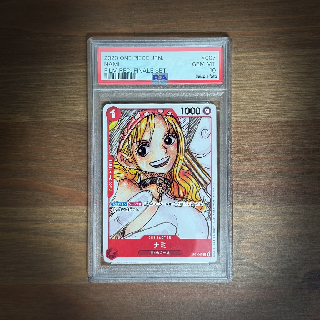 One Piece Card Game - Nami Film Red Finale Set ST01-007 C PSA 10