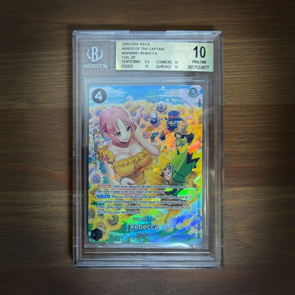One Piece Card Game - Rebecca Wings of the Captain SP BGS 10 OP05