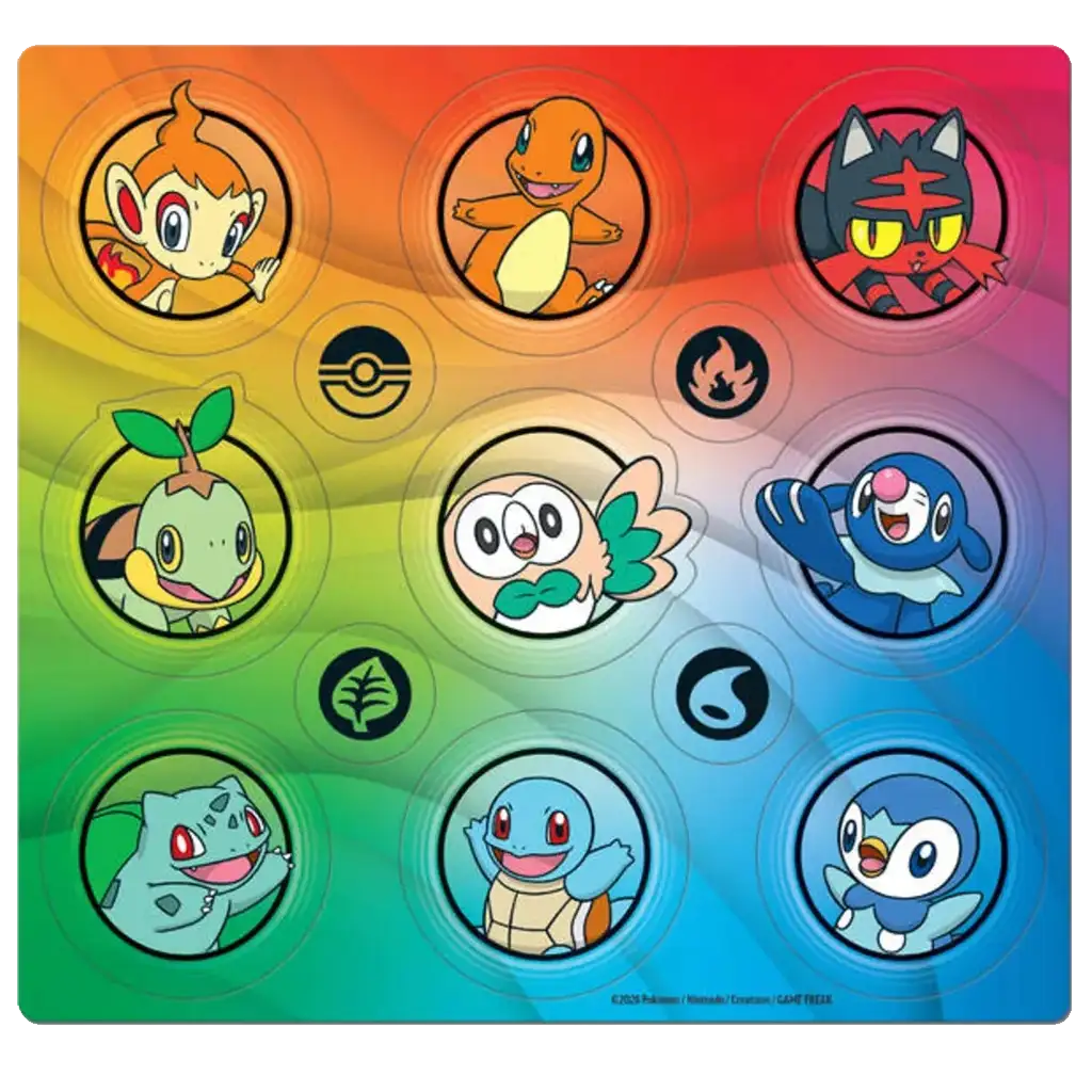Pokemon Erste Partner Kollektion Sticker