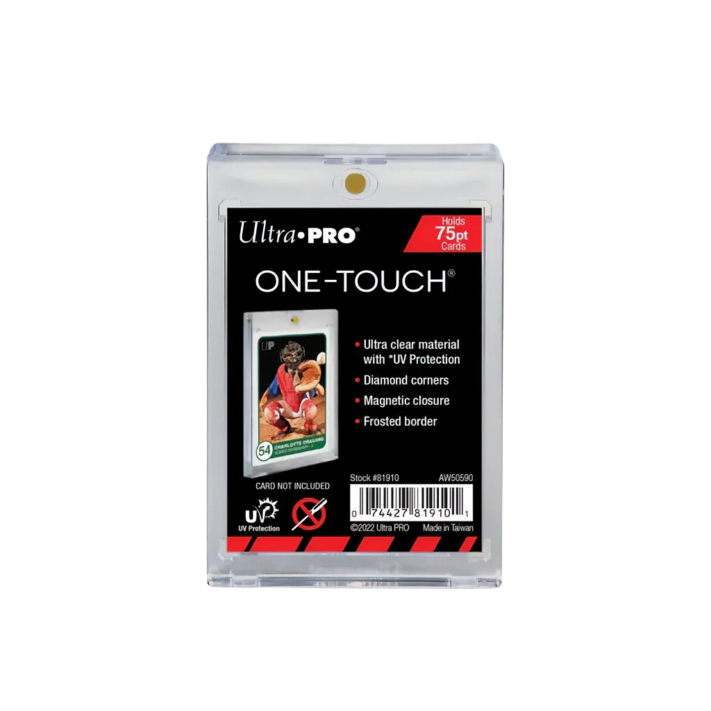 Ultra Pro ONE-TOUCH UV Magnetic Holder 75pt klar mit Magnetverschluss für dickere Sammelkarten