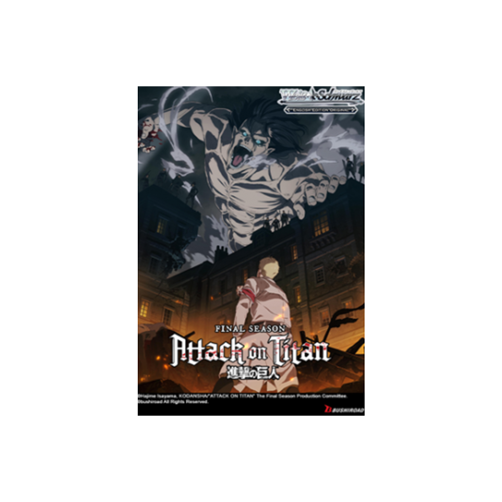 Weiß Schwarz Attack On Titan Final Season Booster Display