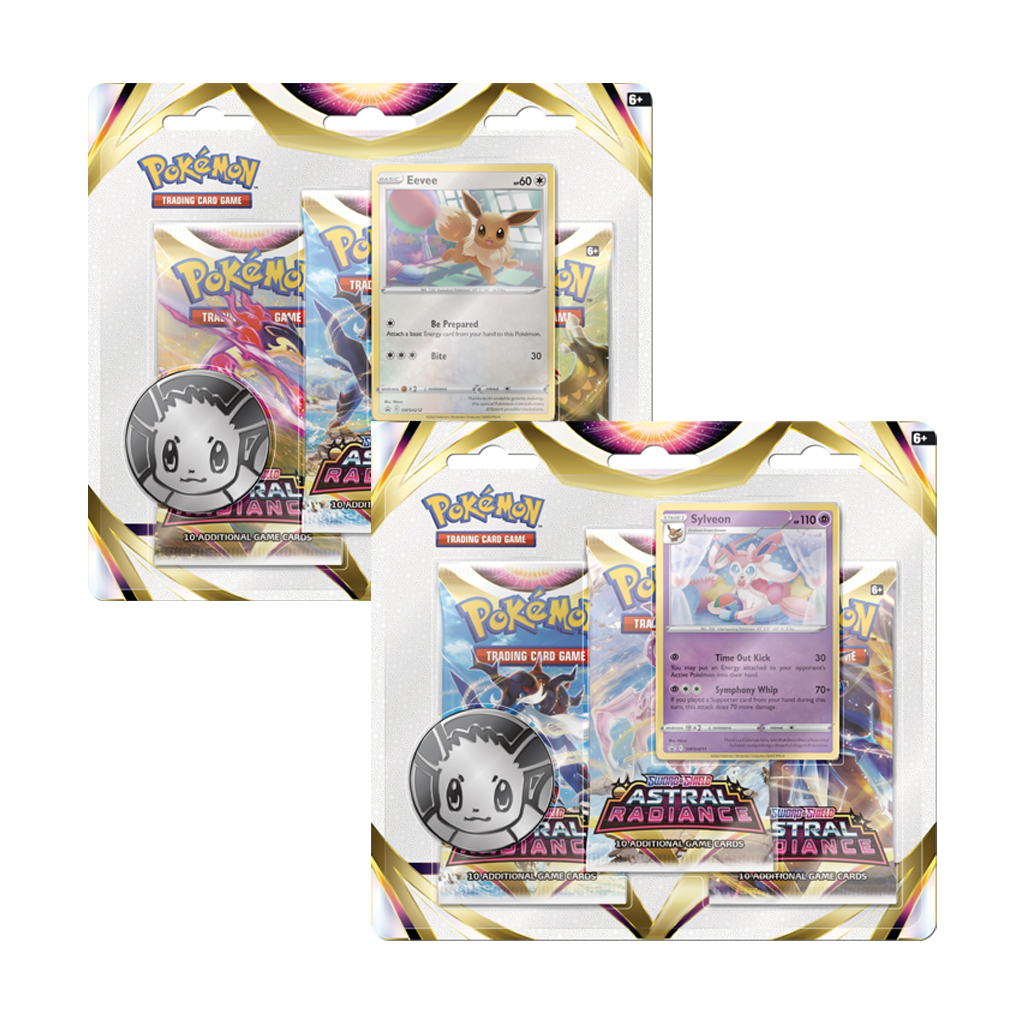 Pokemon Schwert & Schild astral radiance 3 Pack Blister