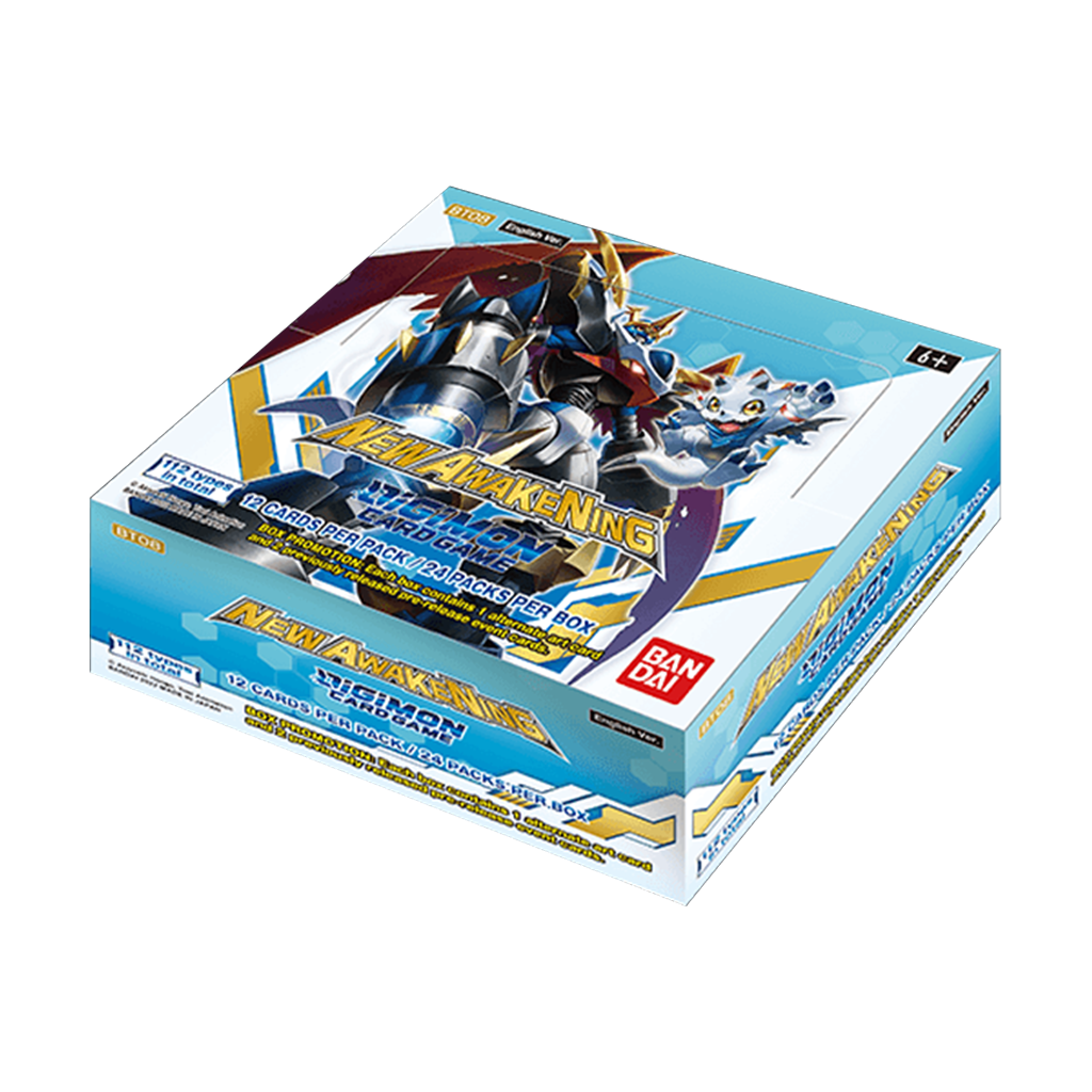 Digimon Card Game New Hero Booster Display BT08