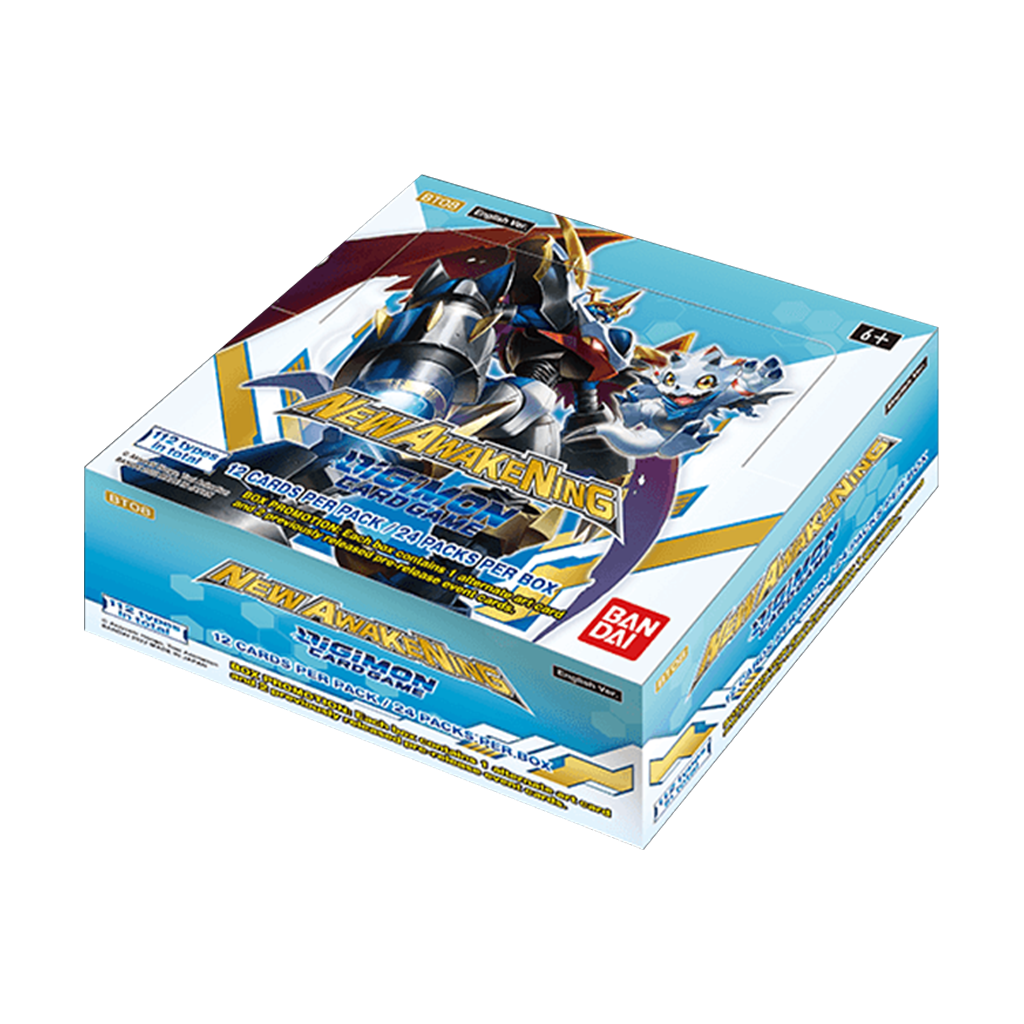 Digimon Card Game New Hero Booster Display BT08 