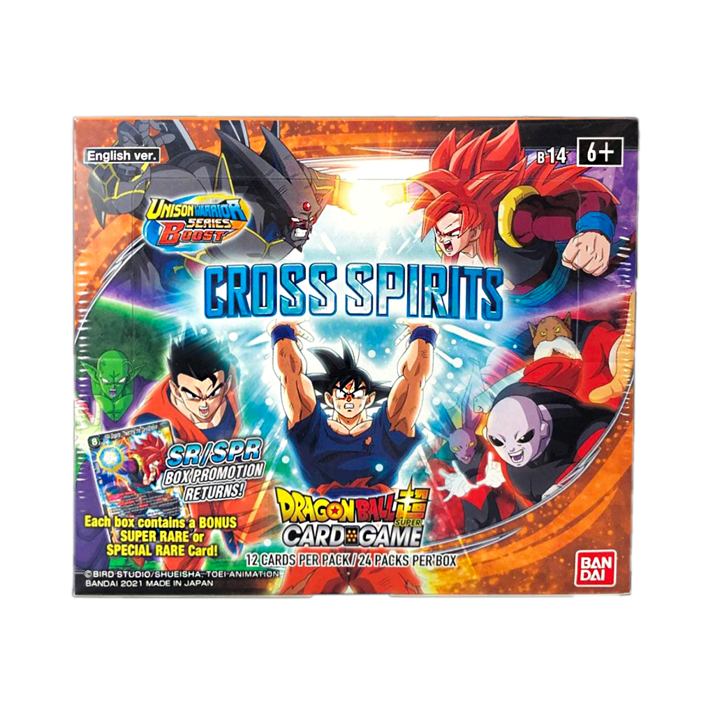 Dragonball Super Card Game Cross Spirits Display