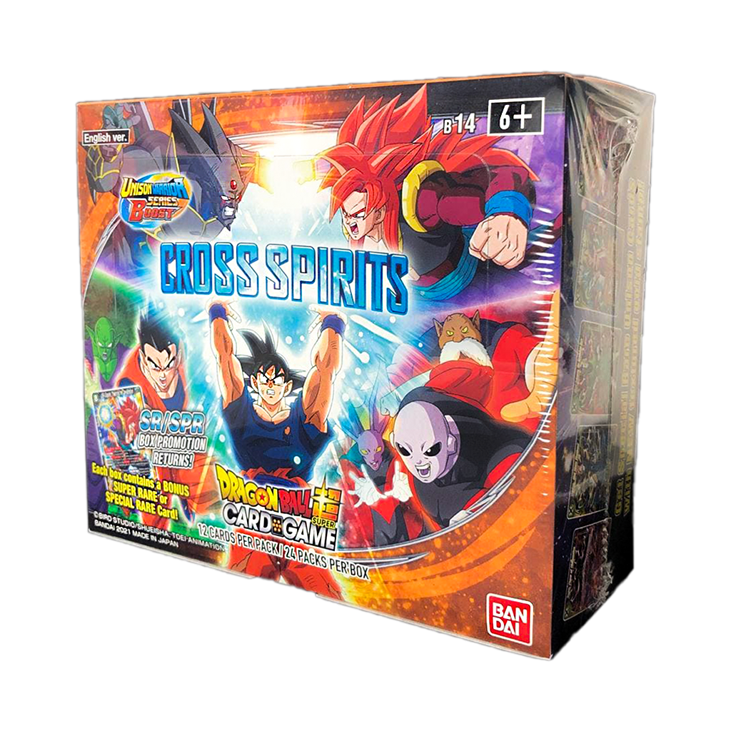 Dragonball Super Card Game Cross Spirits Display