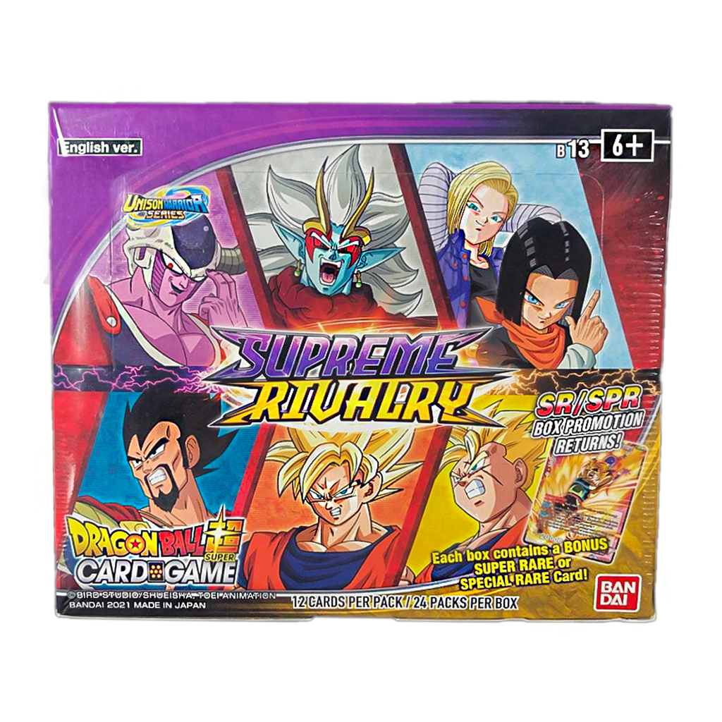 Dragonball Super Card Game Supreme Rivarly Display