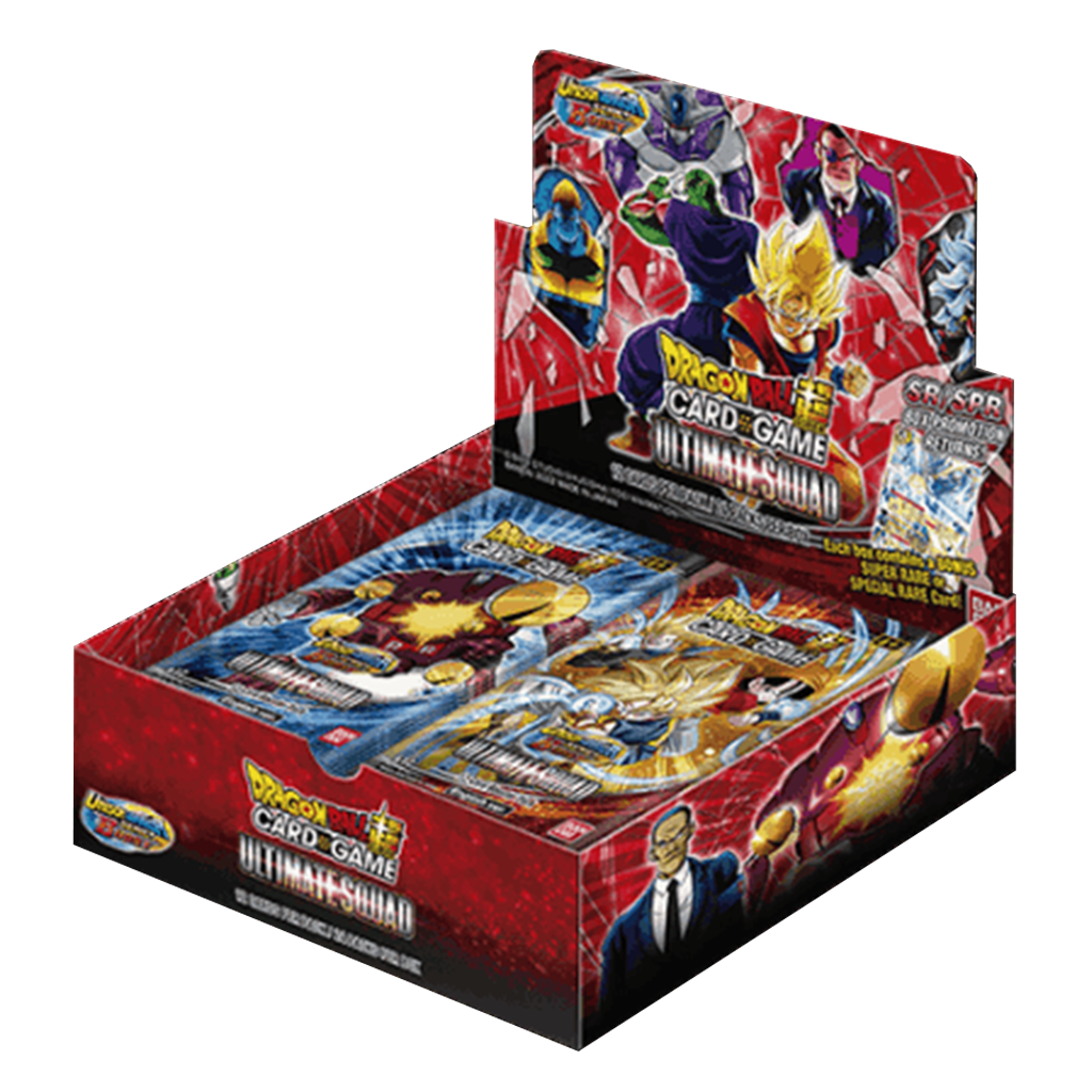 Dragonball Super Card Game Ultimate Squad BT17 Unison Warrior Series Set 08 Display