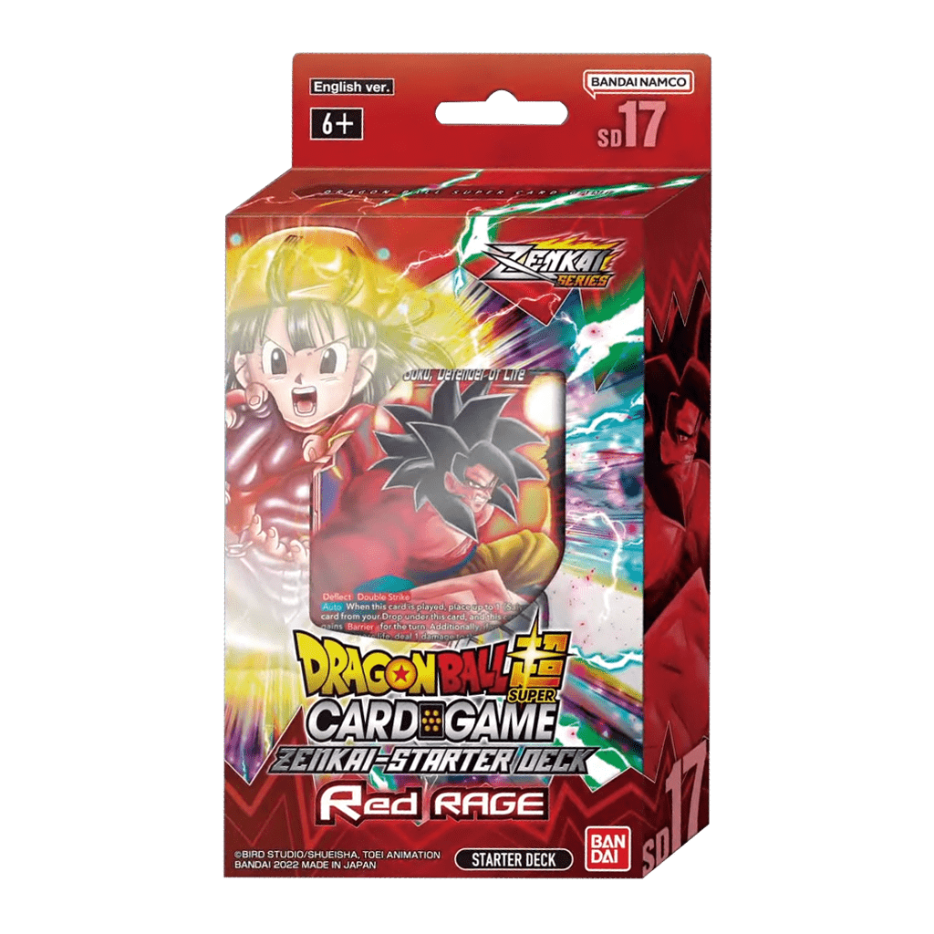 Dragonball Super Card Game - Starter Deck Red Rage Zenkai Series SD17 [EN]