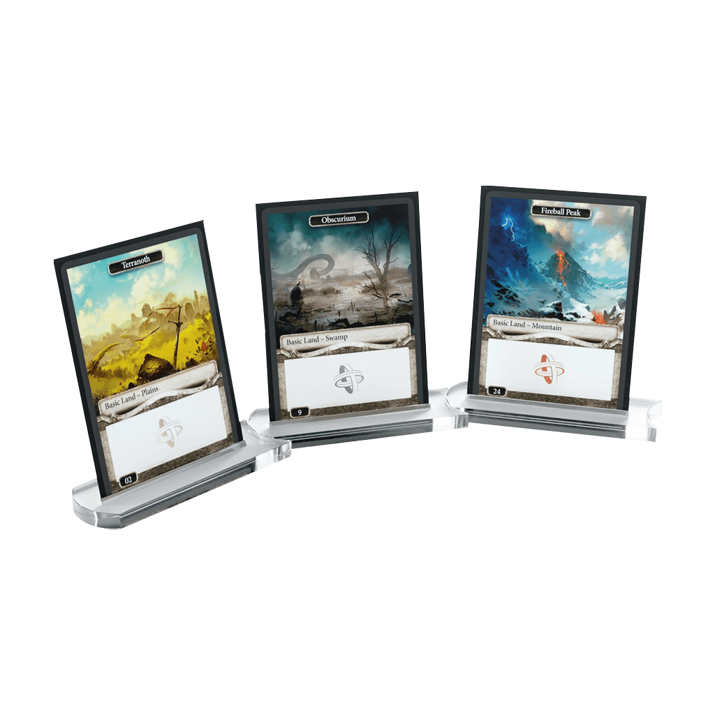Gamegenic Acryl Kartenständer mit karten drinnen