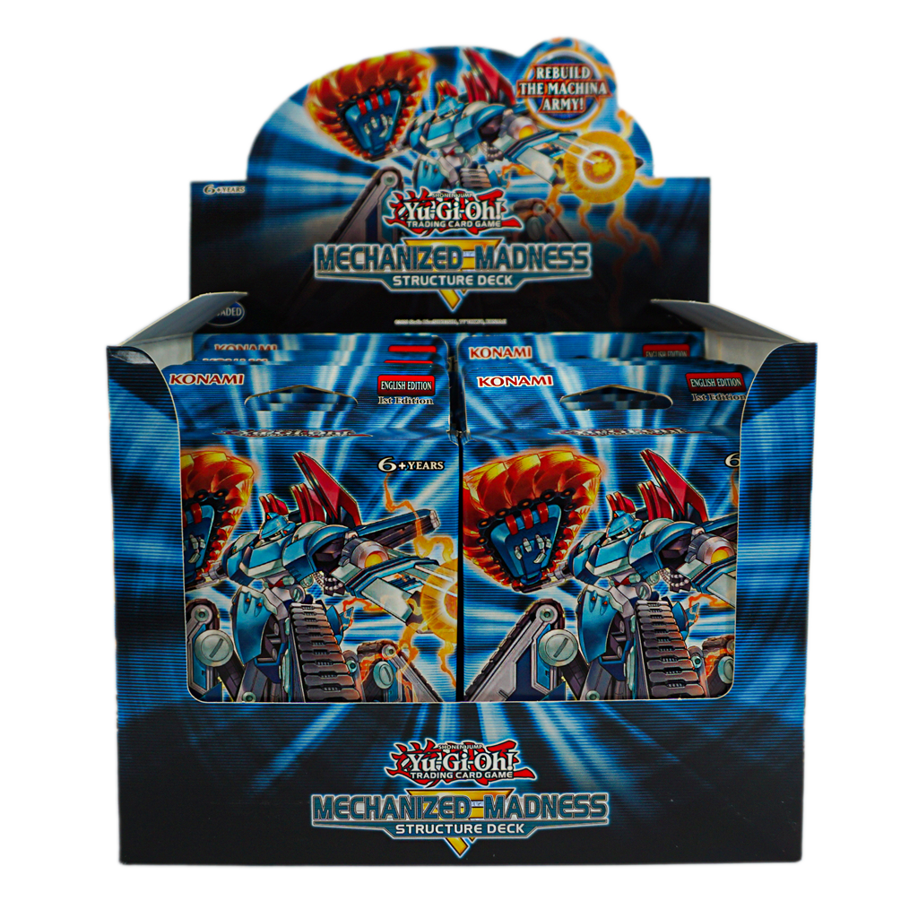 Yugioh Mechanized Madness Struckture Deck 1 Edition display