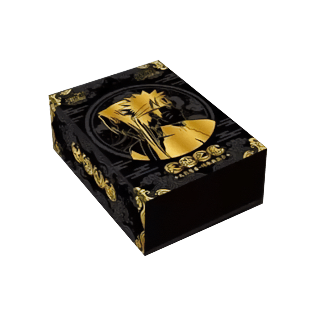 Naruto Kayou Schwarz goldene Earth and Scroll Box