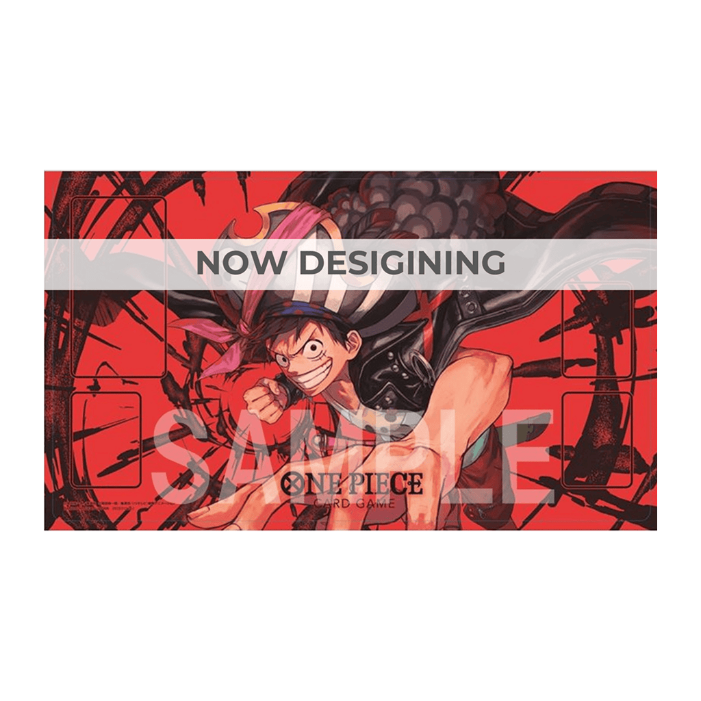 One Piece Card Game Offizielle Luffy Ruffy Playmat mit Film outfit piratenoutfit rot