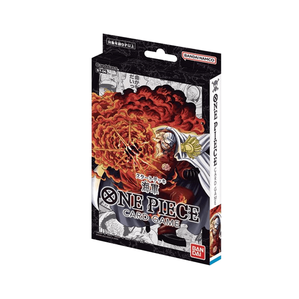One Piece card game Marine Starter Deck SD6 schwarze mit Akainu drauf