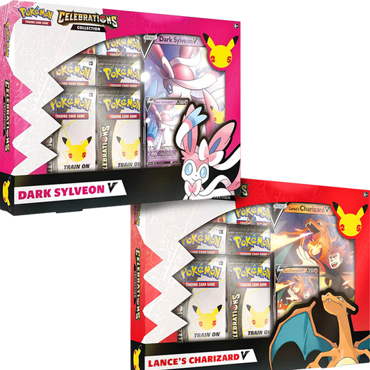 Pokemon Celebrations Dark Sylveon & Lance´s Charizard V Box