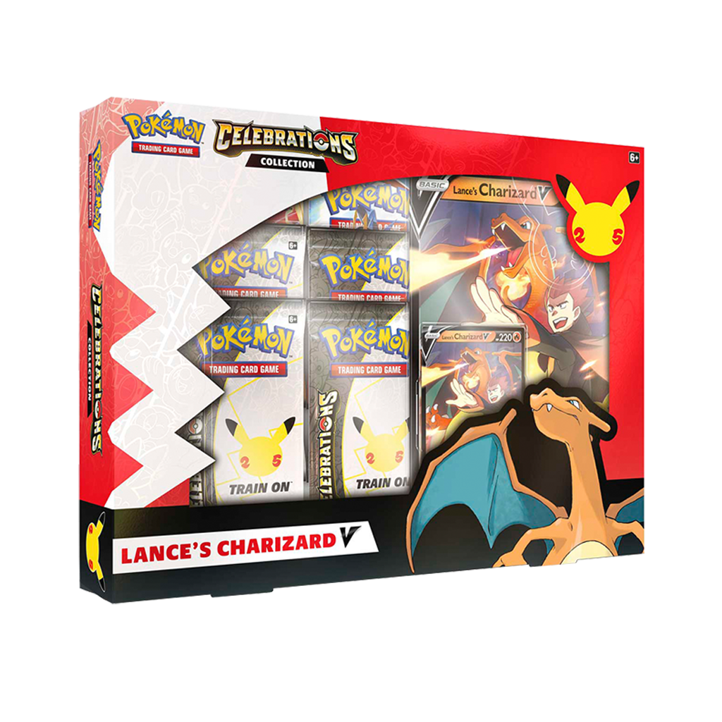 Pokemon Celebrations Lance´s Charizard V Box