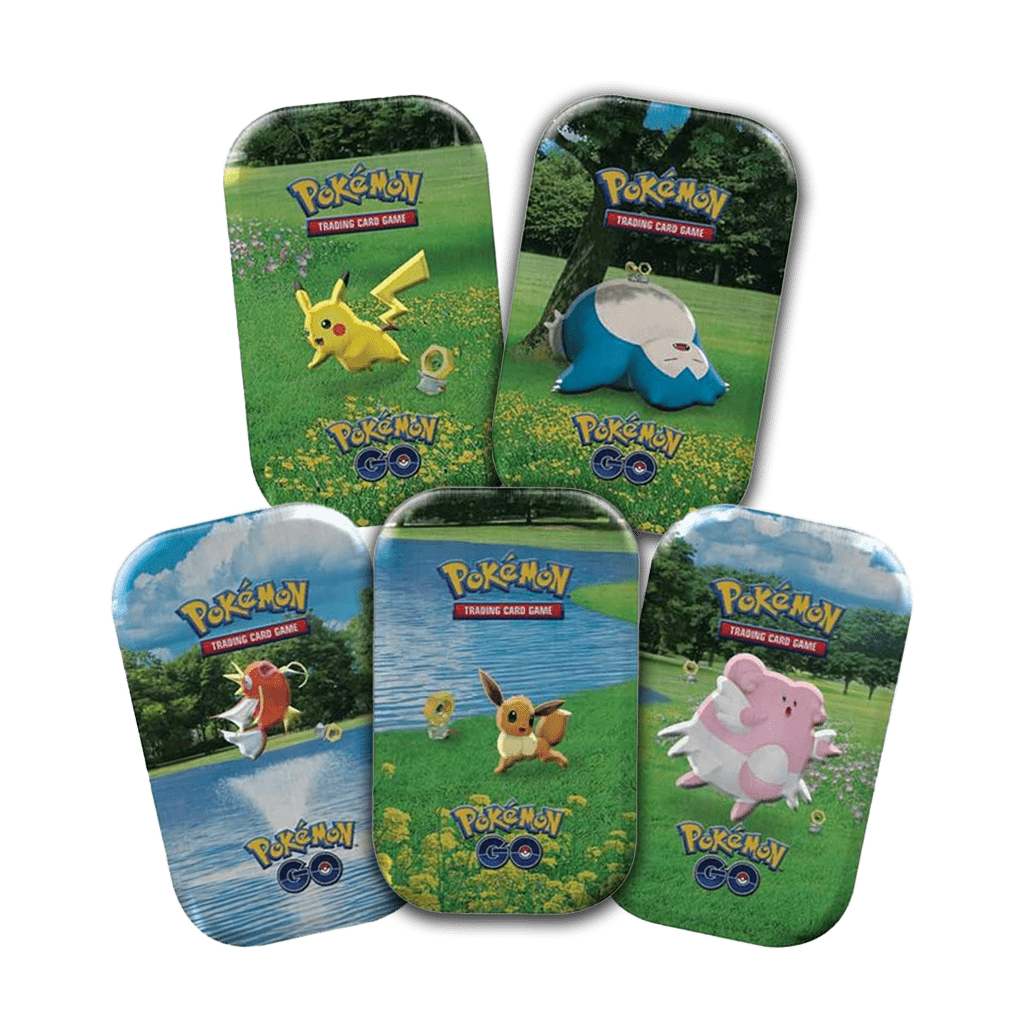 Pokemon Mini Tin alle 5 Artworks