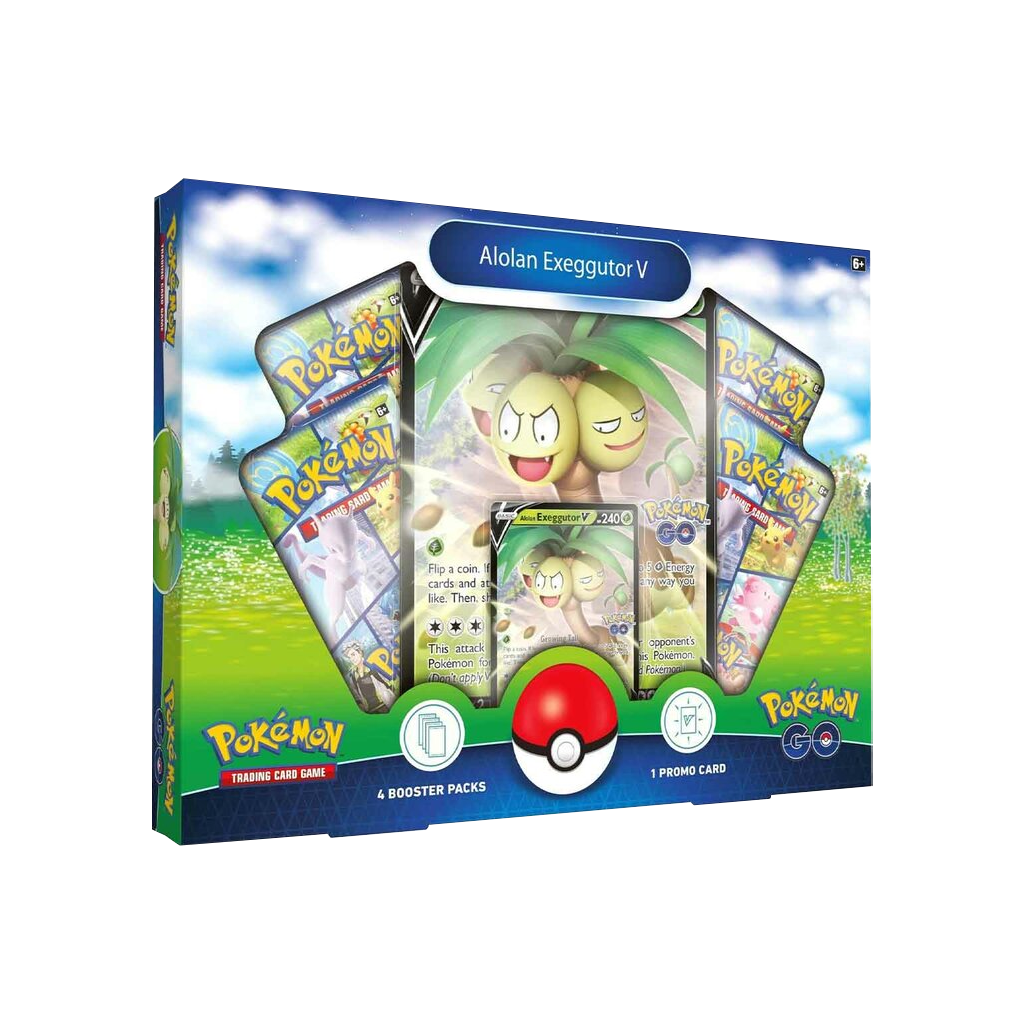 Pokemon Go V Collection Alolan Exeggutor V Box