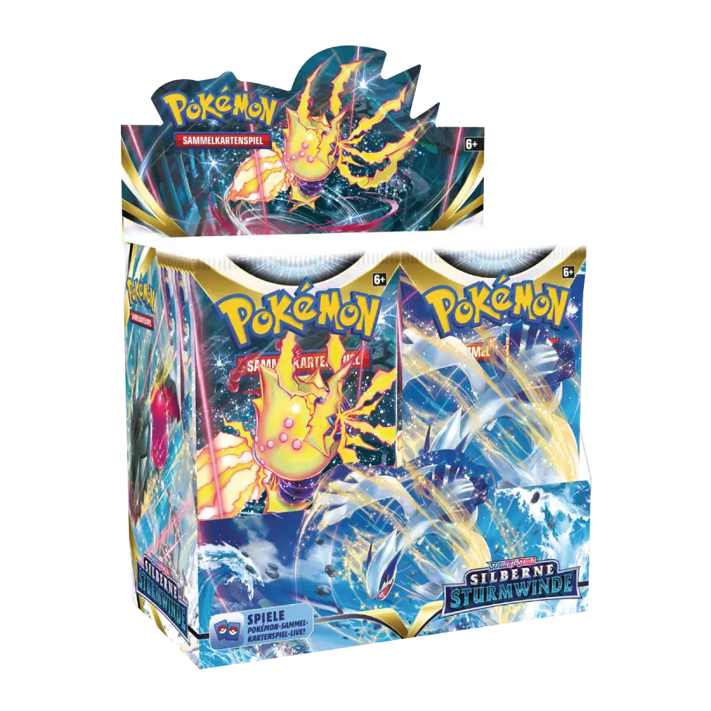 Pokemon Silberne Sturmwinde Display deutsch