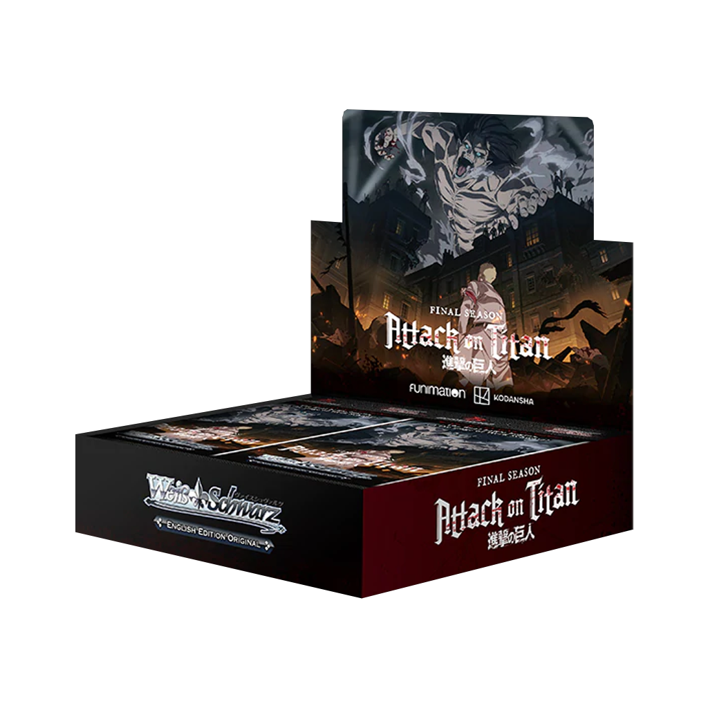 Weiß Schwarz Attack On Titan Final Season Booster Display