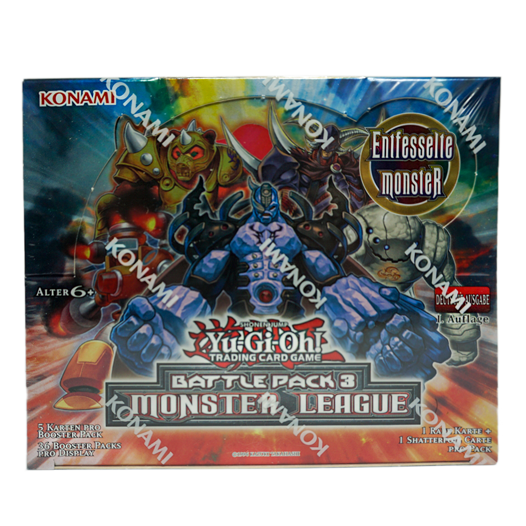 Yugioh Battle Pack 3 Monster League Display 1 Edition