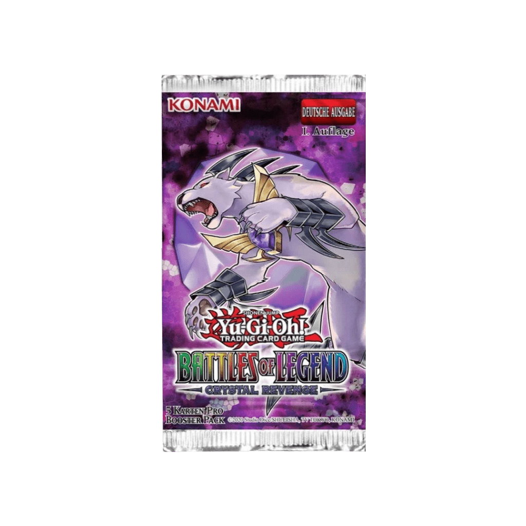 Yugioh Crystal Revenge Booster Lila deutsche ausgae 1 auflage