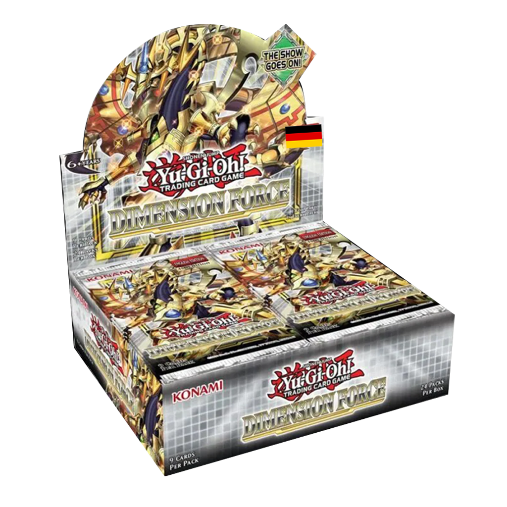 YuGiOh Dimension Force Booster Display