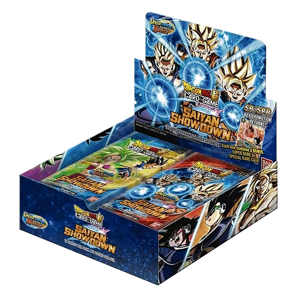Dragonball Super Card Game Saiyan Showdown Display