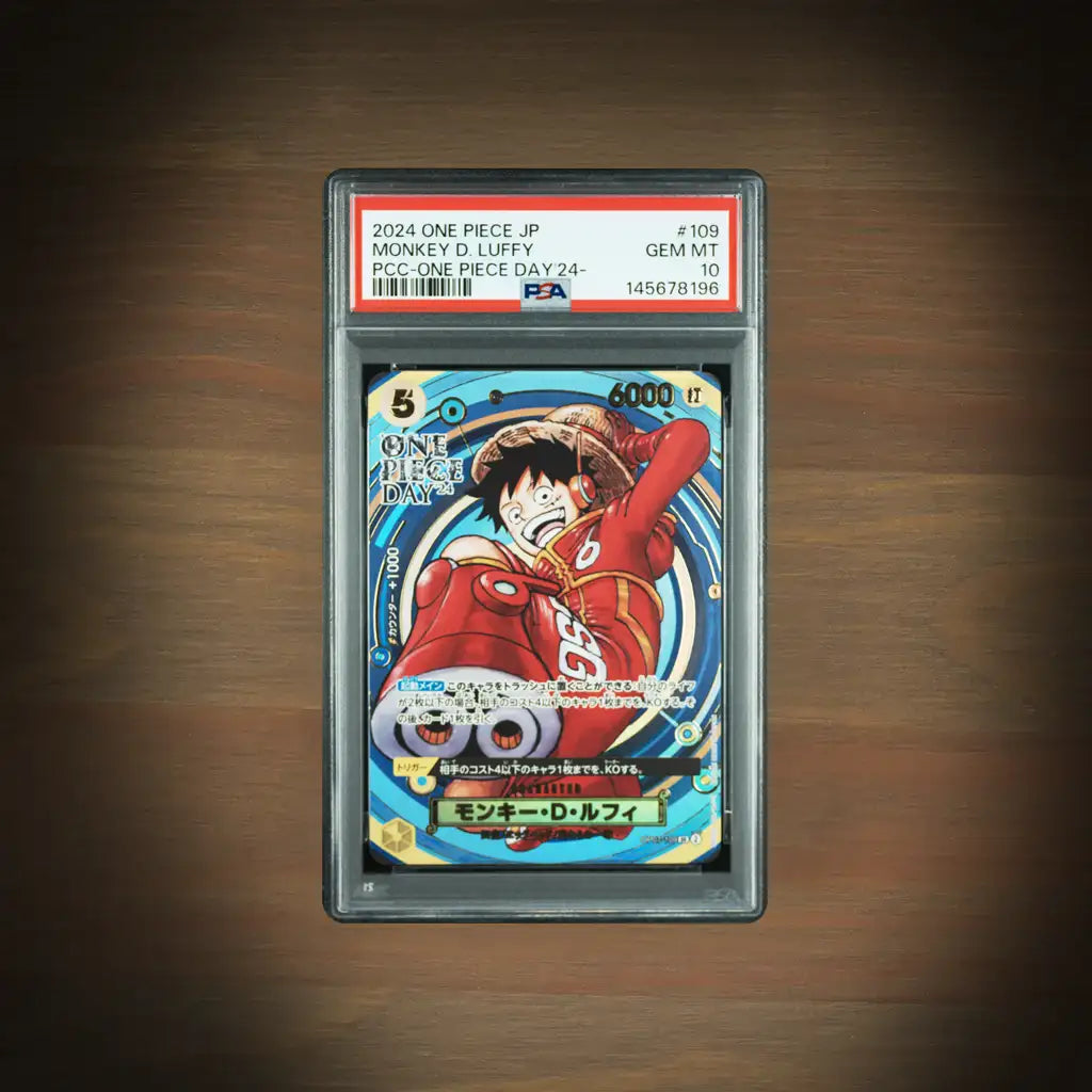 One Piece Monkey D Luffy #109 ONE PIECE DAY 2024 Promo PSA 10 Japanese Card