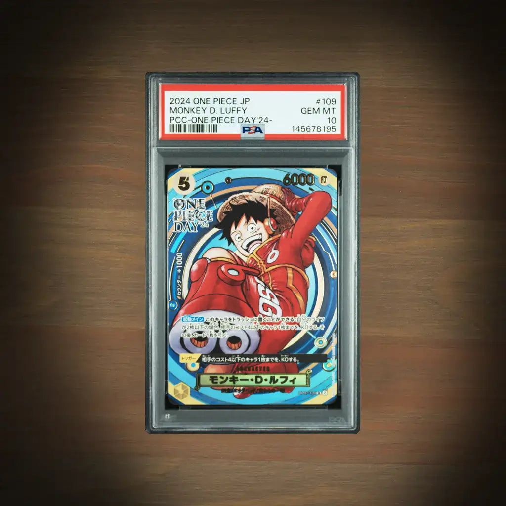 One Piece Monkey D Luffy #109 ONE PIECE DAY 2024 Promo PSA 10 Japanese Card