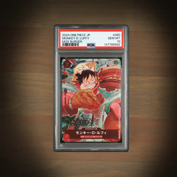 One Piece Luffy MOS Burger Promo #080 PSA 10 [JP] – AdventureCardz