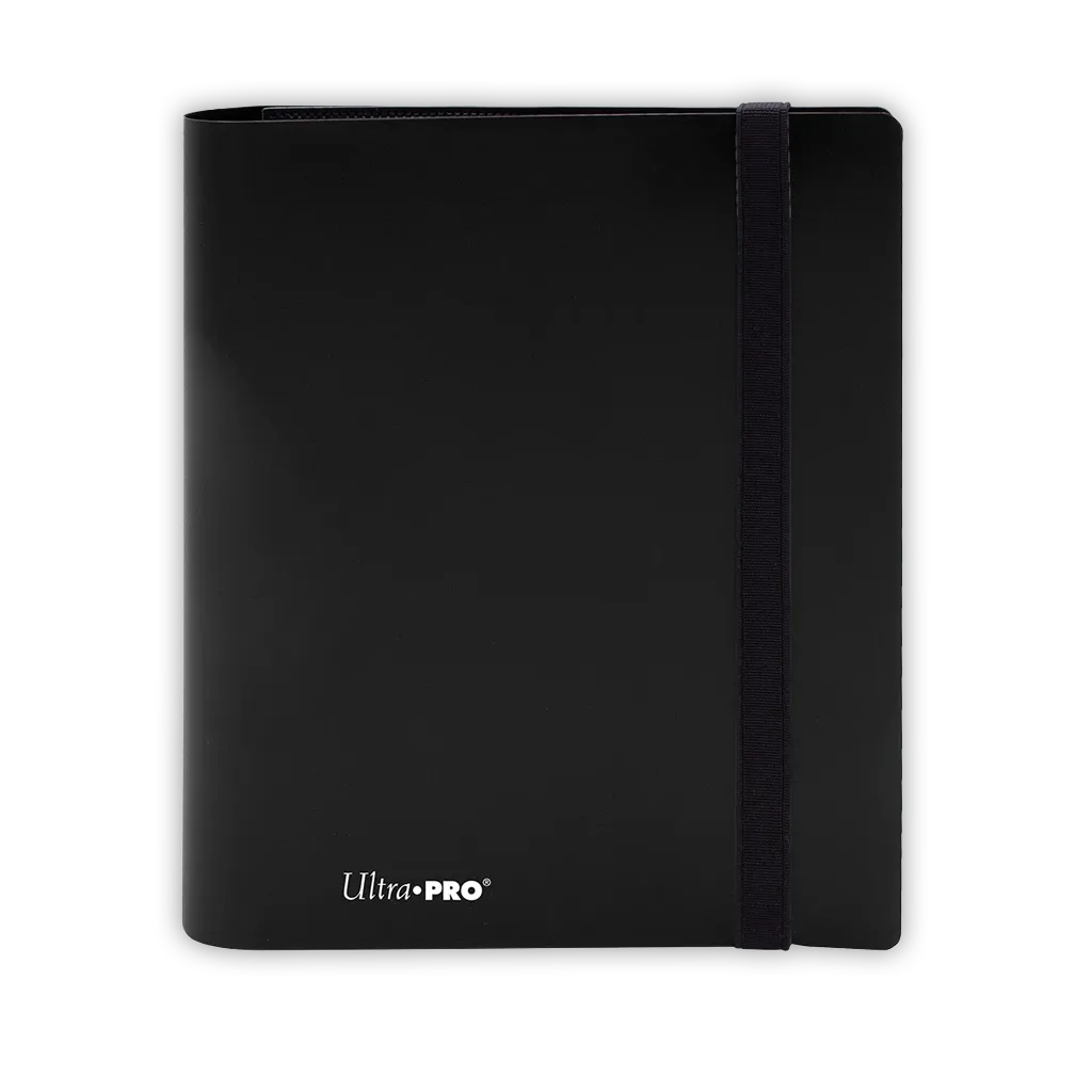 Ultra PRO 4-Pocket Eclipse Jet Black PRO-Binder für bis zu 160 Sammelkarten