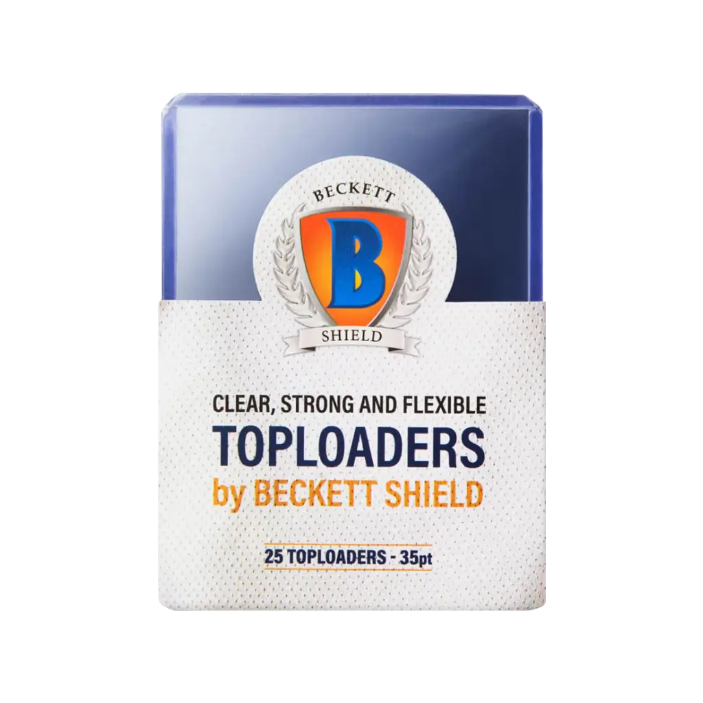 Beckett Shield - Standard Toploader klar 3" x 4" 25 stk. 35 PT