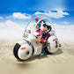 Dragon Ball Bulma's Motorcycle Hoipoi Capsule No. 9 – S.H.Figuarts Fahrzeug mit Son Goku 17 cm